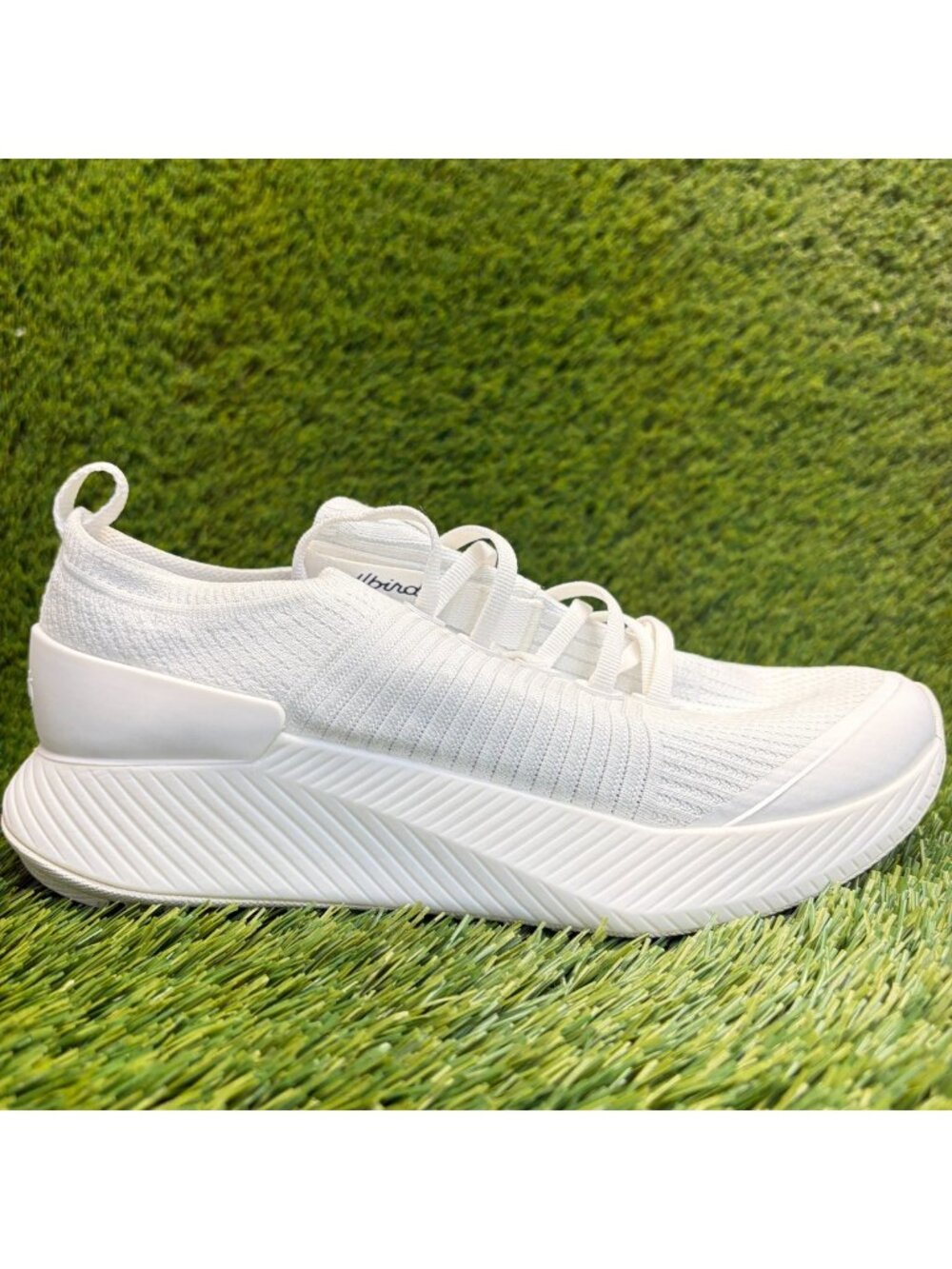 Allbirds Tree Glider Womens Size 8 White Athletic Running Knit Shoes Sneakers